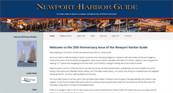 Desktop Screenshot of newportharborguide.com